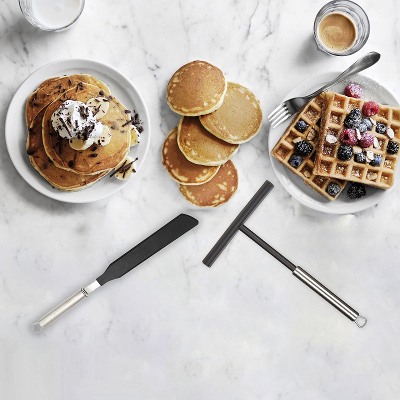 Französischer Kreppverteiler, Pfannkuchen-ähnlicher Teig, Edelstahl, Bäckerei-Spatel, Spreizwerkzeuge, Pfannkuchen-ähnlicher Teig für die Küche