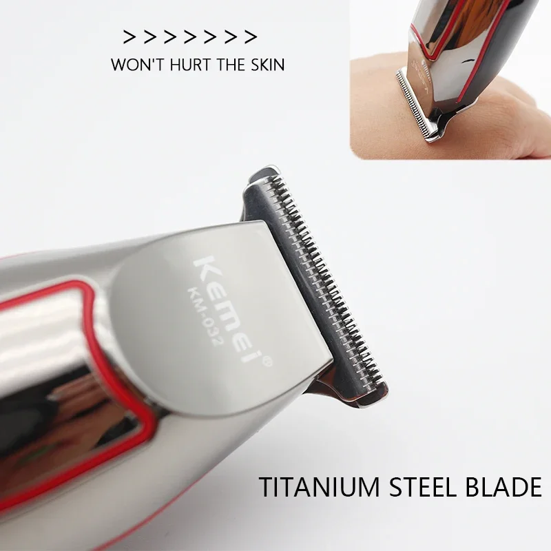 Kemei KM-032 Macchina per tagliare i capelli professionale toelettatura rifinitore per uomo Finitura Taglio di capelli senza fili clipper Rasoio elettrico Barba