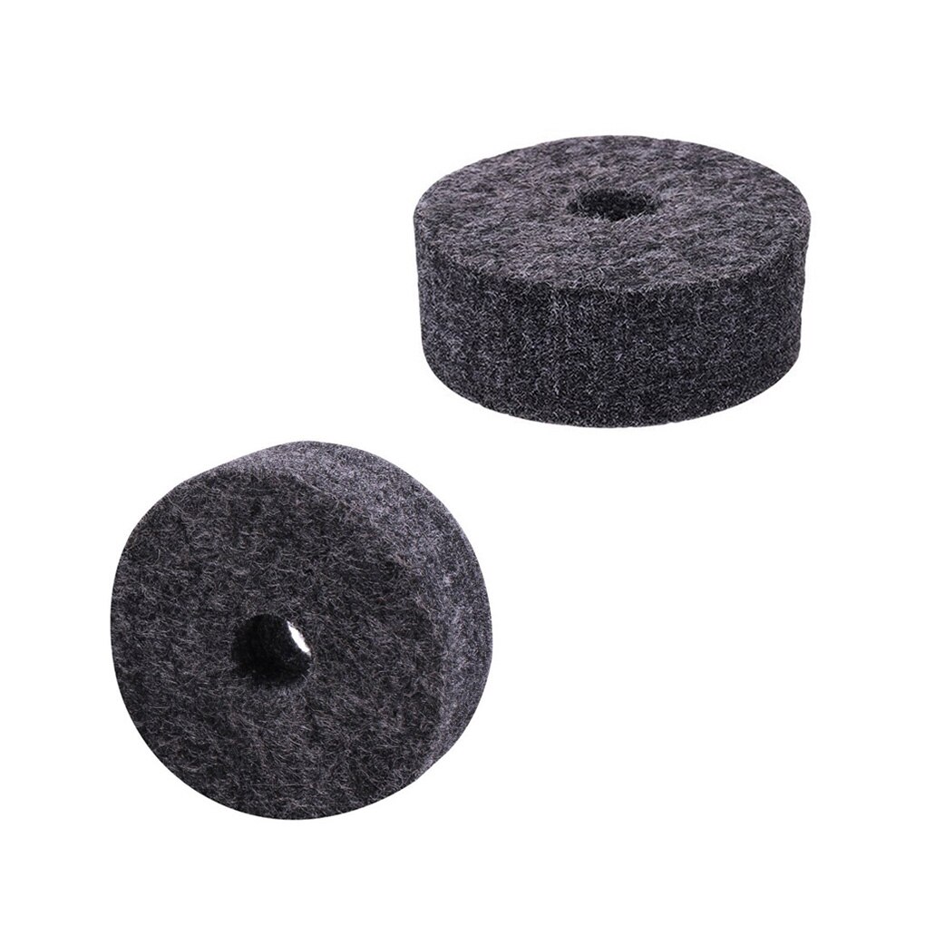 12 Pcs/set Drum Kit Cymbal Soft Round Felt Pad Wing Nut Washers Drum Set Assembly Accessories