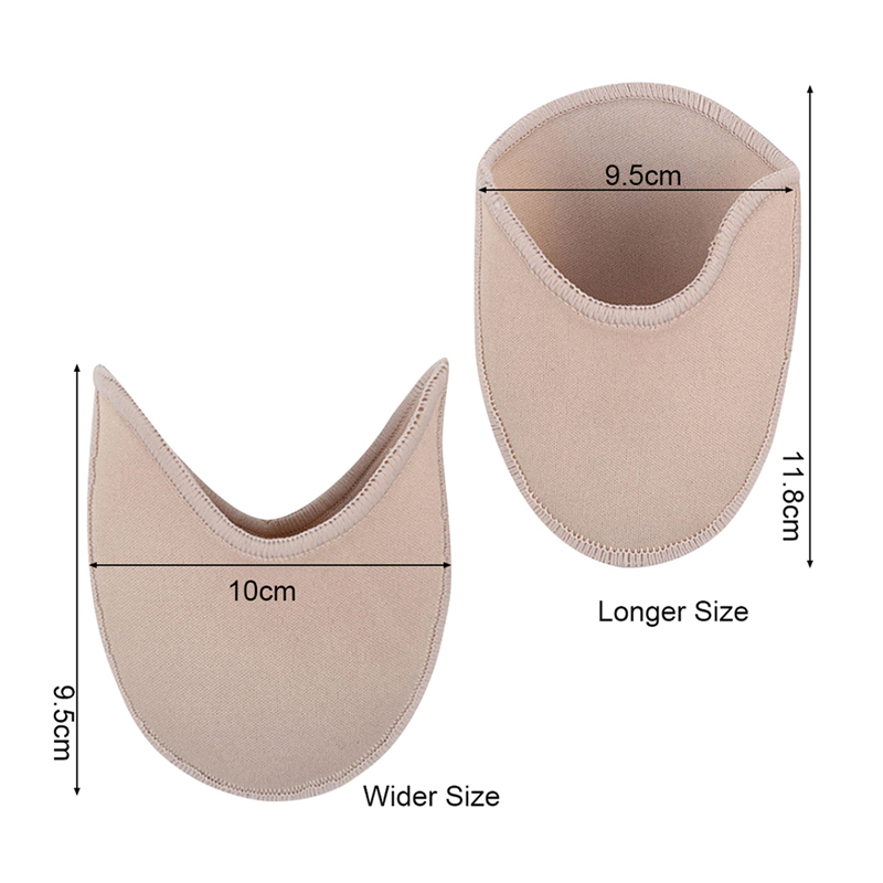 Demine Ballett Pointe Tanz EinfüGen Zehe Pads Vorfuß Kissen Fuß Schmerzen Linderung tanzen Schuhe Einsätze Weiche Kappe Schutz für Frauen