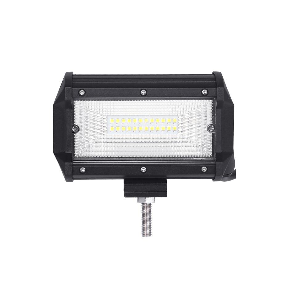 5'' 9 INCH OFFROAD LED WORK LIGHT FLOOD DRIVING LAMP 12V 24V CAR MOTORCYCLE TRAILER WAGON TRUCK PICKUP 4WD 72W 144W INDICATOR: 5inch B