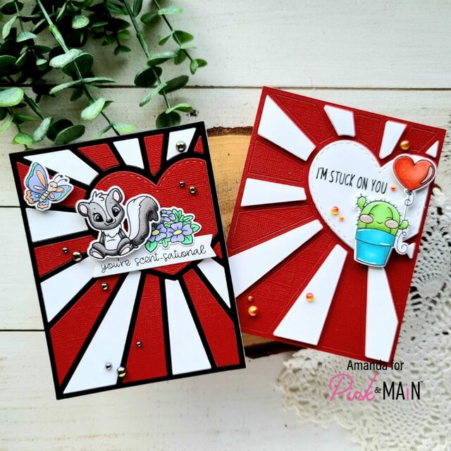 Love Rectangle Metal Cutting Dies and Silicone Stamps Stencil for Scrapbooking Album Decoration Craft for DIY Greeting Card