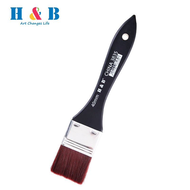 1Pcs Paint Brushes DIY Graffiti Brush Set for Artist Oil Scrubbing Brush Paint Stationery Supplies Nylon Hair Painting Brush: 40