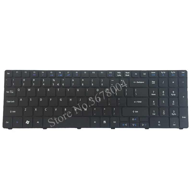 clavier d'ordinateur portable US pour Acer Aspire 7740 7740G 7750 7750G 7750Z 7235 7235G 7250 7251 7250G 5542G US clavier