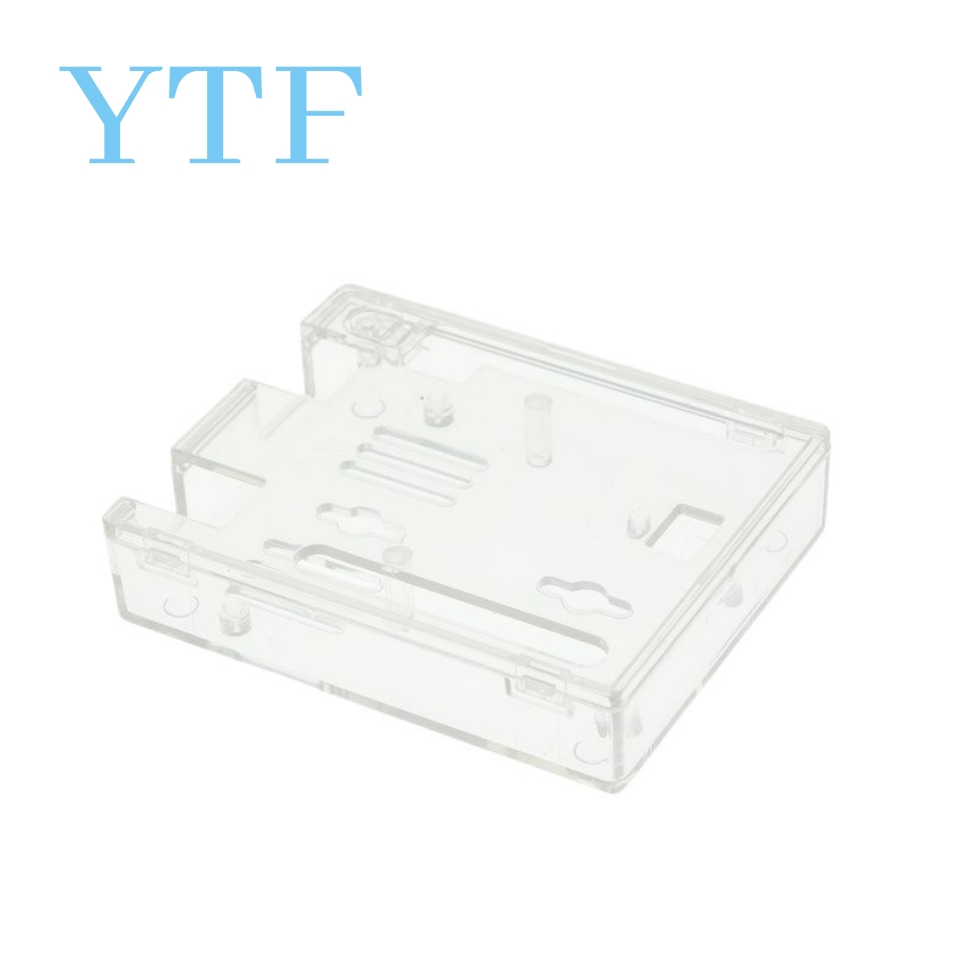 Coque en plastique ABS noir, boîte transparente pour Arduino UNO R3