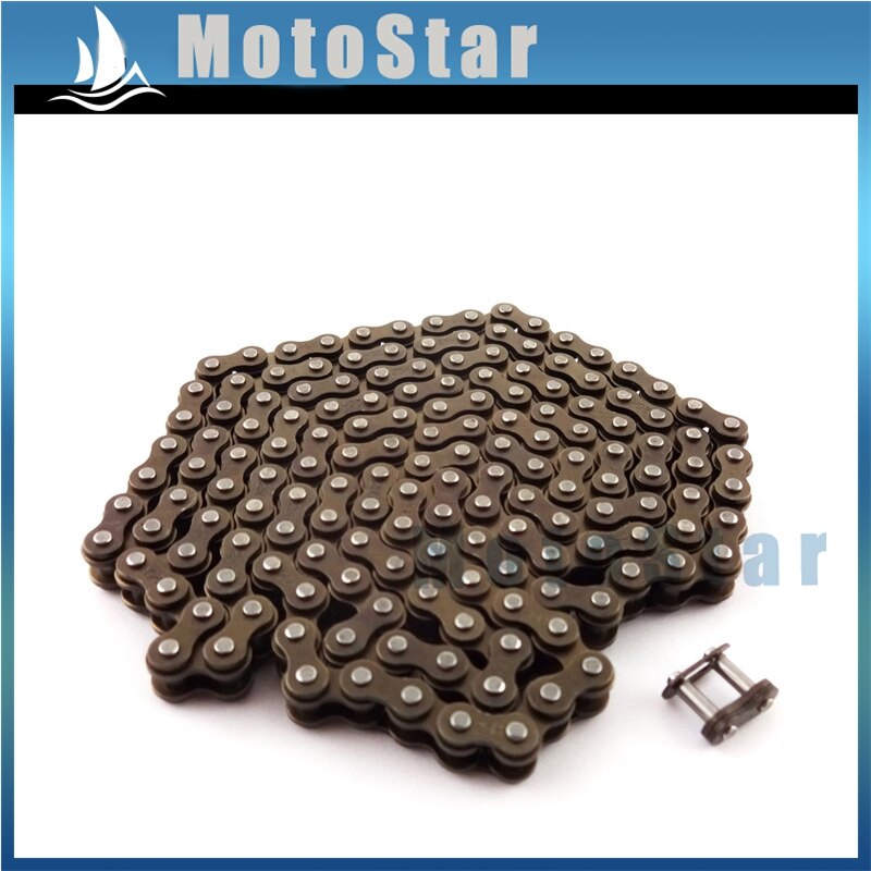 25 H 158 Links Tandwiel Ketting Met Spare Master Link Voor 47cc 49cc 2 Takt Pocket Bike Dirt ATV Quad 4 Wheeler Mini Moto
