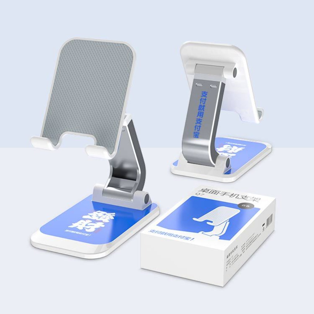 Skrivebordsstøtte mobiltelefonholder udtrækkelig justerbar mobiltelefonbeslag foldbar bærbar mobiltelefonholder hjem/kontor