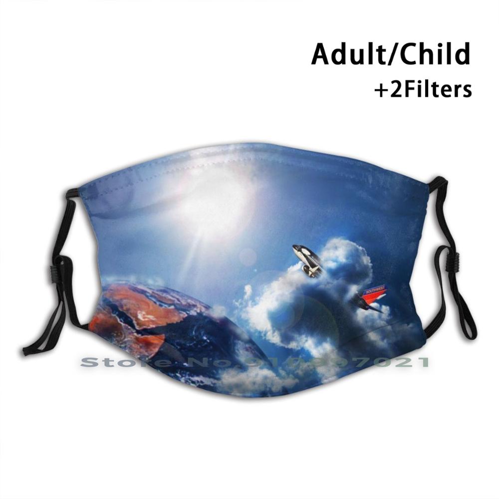 Break On Through To The Other Side Scarf Mask Neck Warmer Face Wraps Foulard Bandana Mascarillas Southwest Swa Fly Love Jet