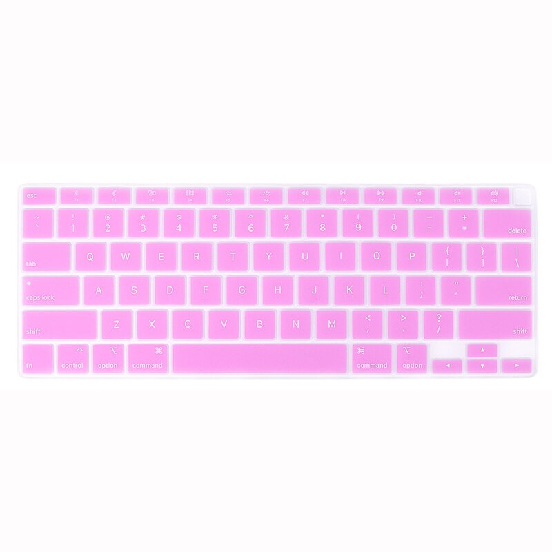 US layout Silicone keyboard protector for Macbook Air 13 A2179 A2337 keyboard cover: Lavender