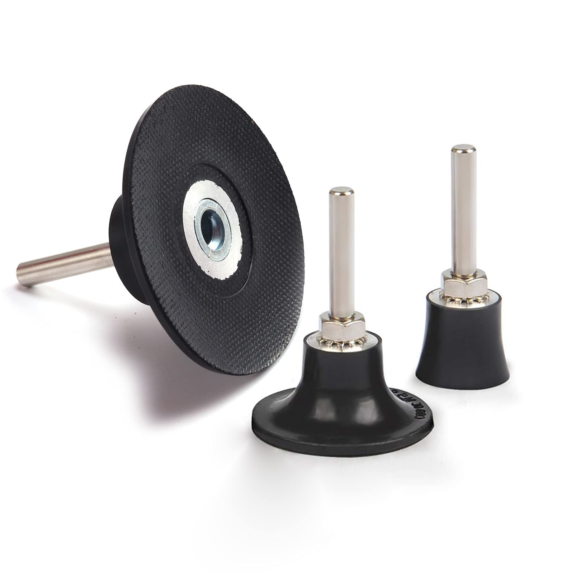 3Pcs 1, 2, 3 Inch Sanding Disc Pad Holder 1/4" Shank Quick Change For Die Grinder Power Drill Sander Sanding Polishing Grinding: 3 Pcs Set