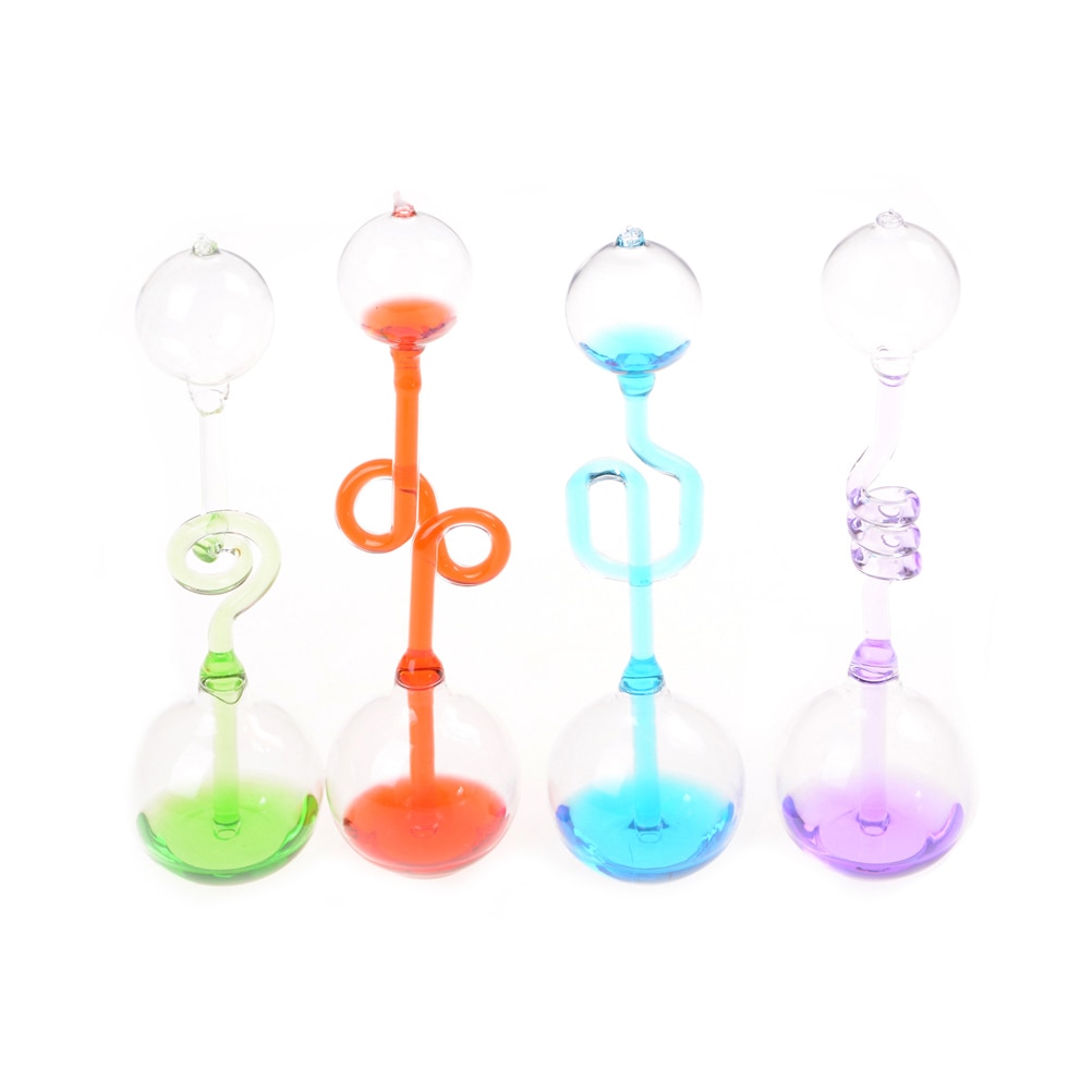 1 Uds. Amor medidor mano caldera termómetro espiral vidrio ciencia energía Museo juguete niños divertidos suministros