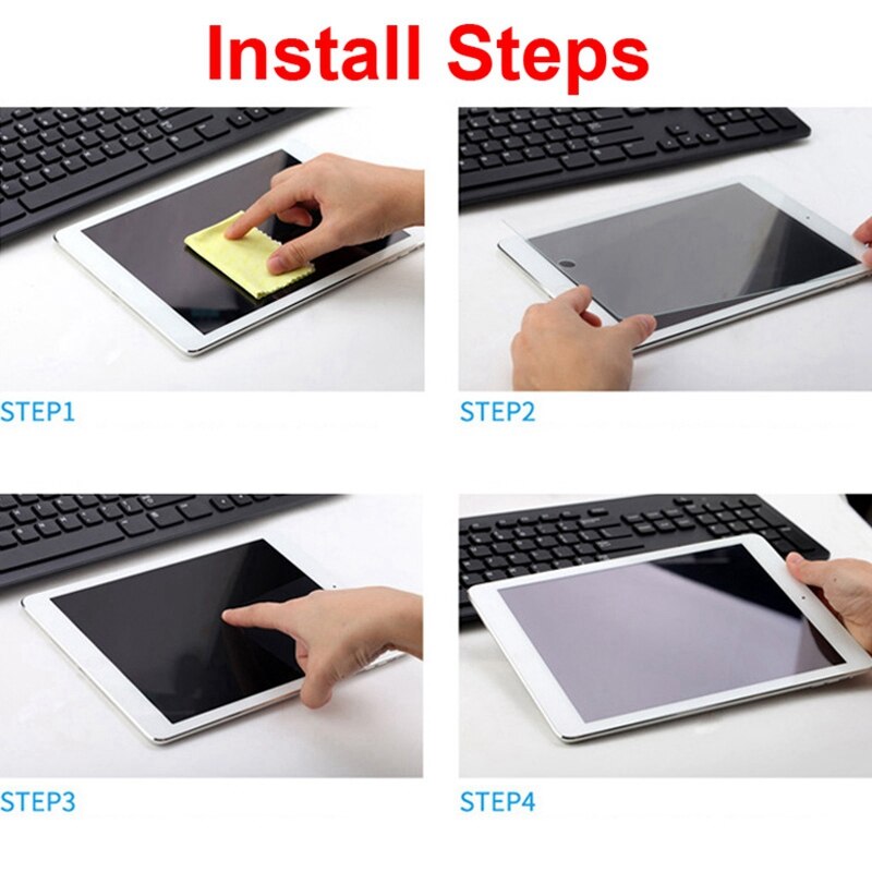 Displayschutzfolie aus gehärtetem glas für ipad air 3, 9h