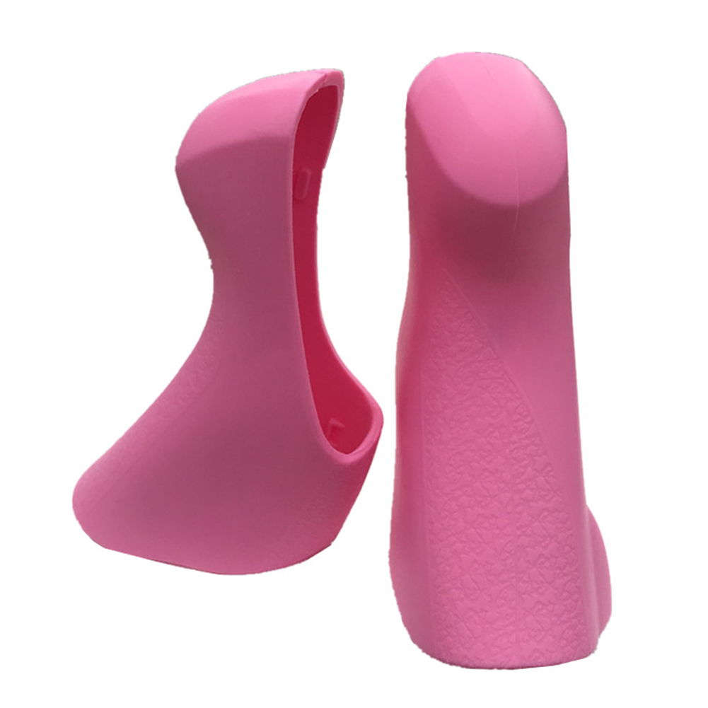 2Pcs Road Bike Shifting Handle Silicone Covers for Shimano ST-R2000/R3000/R3030 Bicycle Cycling Equipment Accessories: Pink