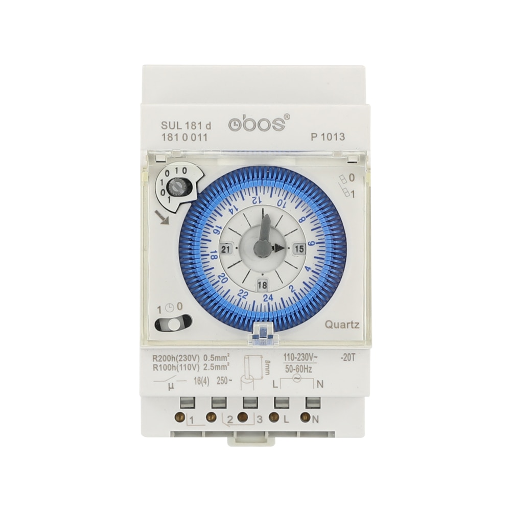most ideal white CE certified SUL181D timer 24 hours mechanical timer switch with 96 times off /on time set range 15 mins