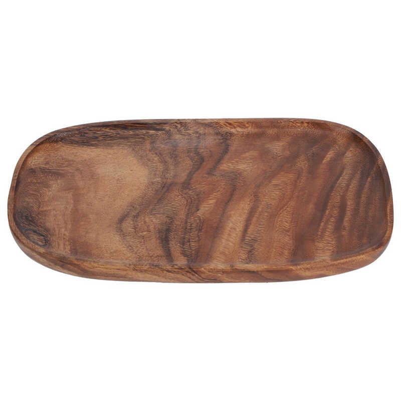 Storage Tray Wood Fast Food Plate Irregular Snack Fruit Organizer Table Accessories Decoration Easy To Clean: Size1