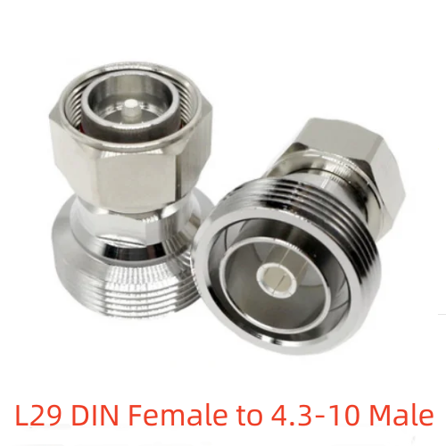 1pcs 4.3-10 mini DIN Connector to N Adapter DIN Male Female to N /DIN/4.3-10 Male Female Socket Straight RF Coaxial Adapter: Fuchsia