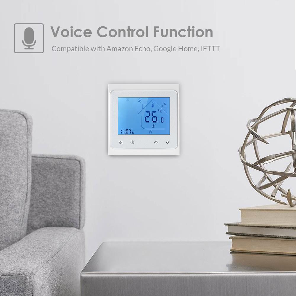 Teekar 95-240V WiFi Smart Thermostat Temperature Controller For Water Electric Heating Gas Boiler Works With Alexa Google Home