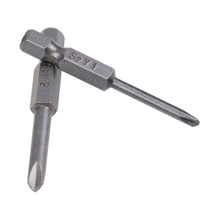 2Pcs Tri-wing Screwdriver Y Hand Tools Tip Head Magnetic Screwdriver Bits Set 1/4'' Hex Shank 50mm Screwdriver Set