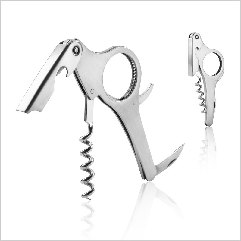 sommelier wine opener waiter's friend corkscrew wine bottle opener cork remover by forkry for: all steel