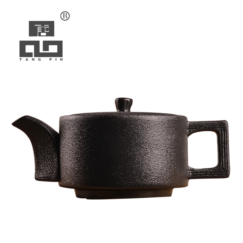 TANGPIN zwarte japanse keramische theepot waterkoker chinese thee pot 200 ml