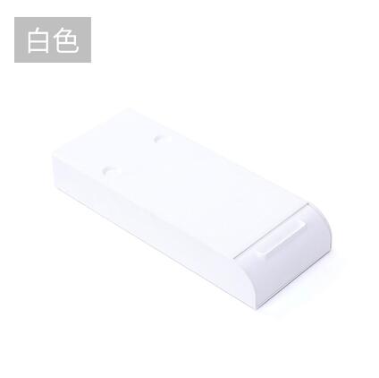 Zelfklevende Onder Bureau Drawer Make Organizer Potlood Lade Penhouder Desktop Diversen Opbergdoos School Briefpapier Leveringen: white