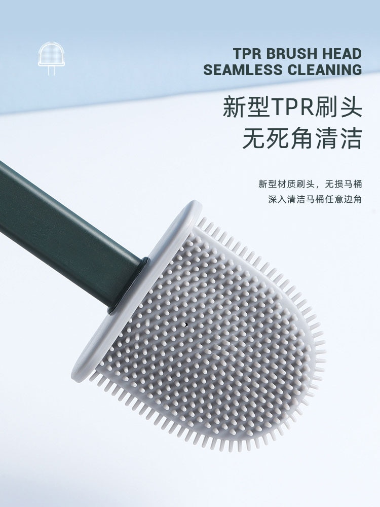 Brosse wc en silicone, brosse wc écologique, nettoyant pour salle de bain, brosse wc escobilla, outils de nettoyage pour la maison  ac50cb