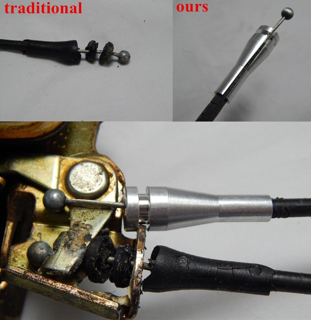 WHDZ 4 Uiteinden Voertuig Deur Klink Kabel Reparatie Kit Auto Deur OEM Kabel Fix Vervanging Deel voor Ford F -serie E-serie Ranger