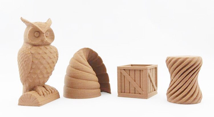 3d skrivare filament pla filament imiterad trä 1.75 mm 2.85mm utskrift 0.5/1kg mörkt ljust trä mahogny färg skrivartillbehör: 0.5 kg notfärg
