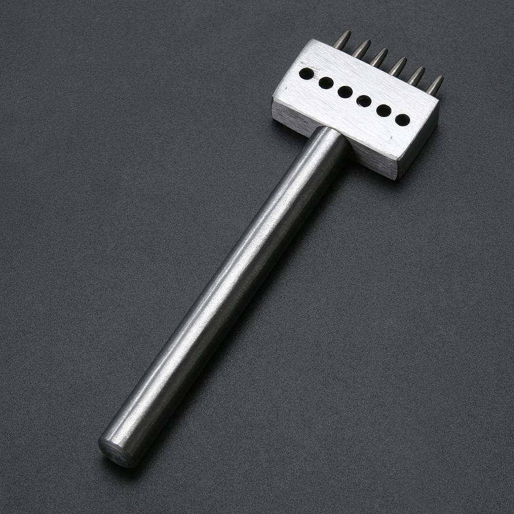 5mm Leather Craft Tools Hole Punches DIY Round Stitching Punch Cut 2 Prong,4 Prong,6 Prong Leather Craft Punching Tool