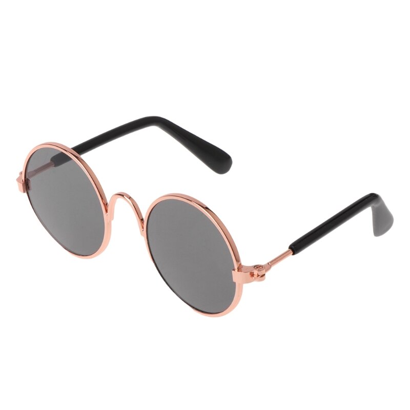 Gafas de sol redondas para mascotas, accesorios divertidos de para perros y gatos, productos de suministro: Color 3