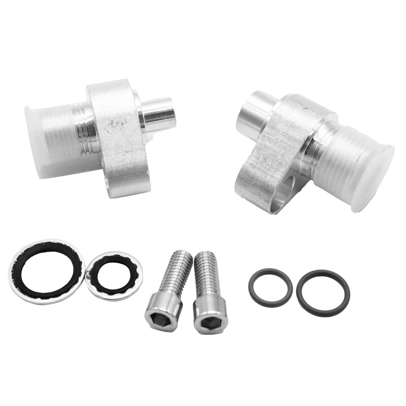 Ls Ac Compressor Adapter Fittings Cnc Gefreesd Billet Aluminium Voor-10S17F & 10S20F
