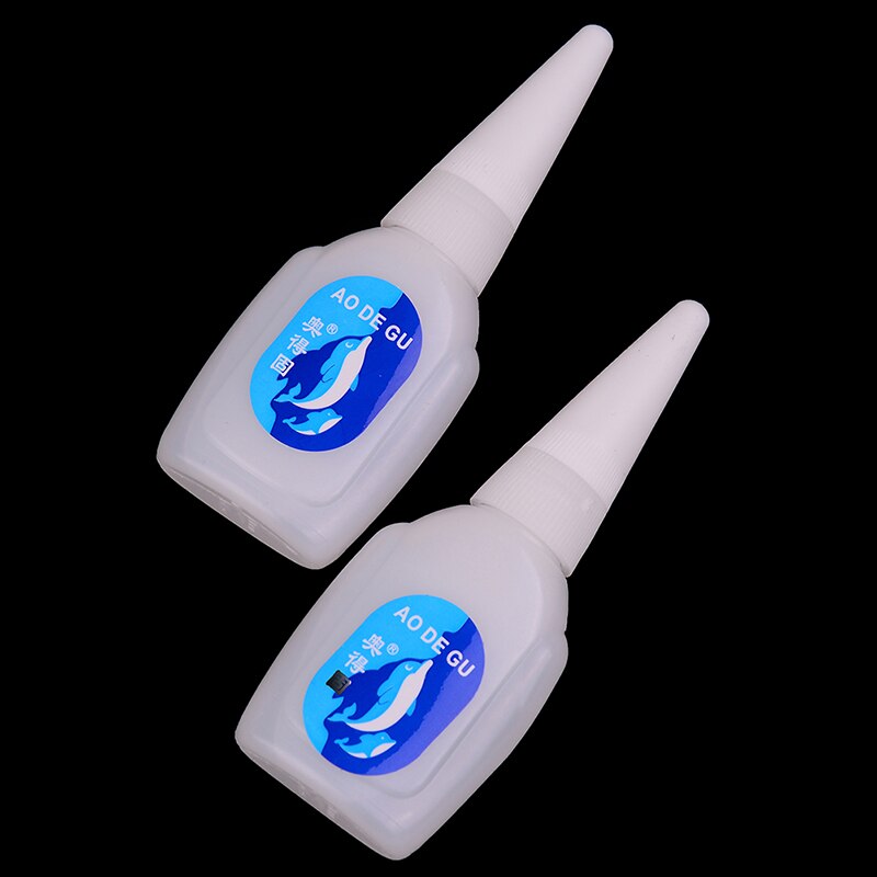 20g Liquid Super Glue 502 Instant Strong Bond Leather Wood Rubber Metal Glass Cyanoacrylate Adhesive Stationery Store Nail Gel