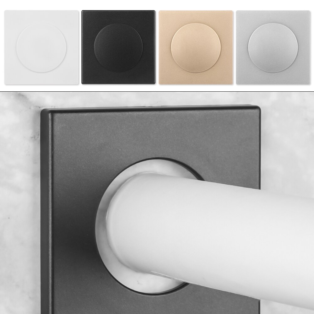 Cubierta de orificio de cable de pared ABS, orificios de ventilación de decoración, cubierta de conducto de protección, tapa de decoración de Panel a presión, agujero de taladro exclusivo, Hardware de enchufes