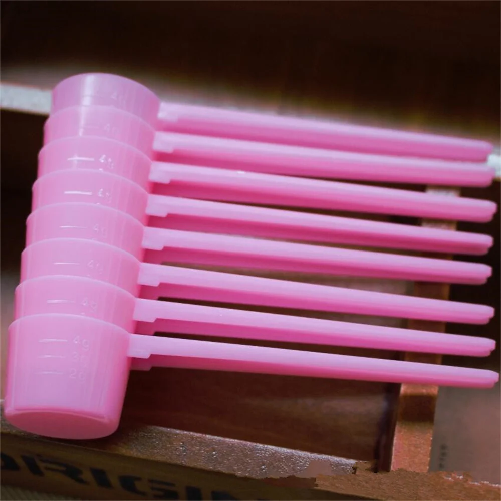 5g måleskjeer for flytende sukker kaffe protein melkepulver oppmålingsverktøy plast flatbunnet skje kjøkkenutstyr