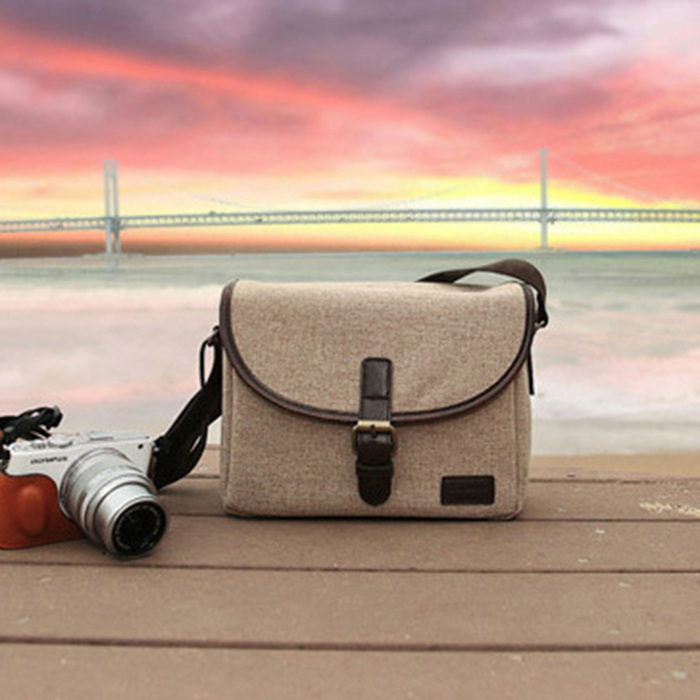 Rétro Sac Photo Housse Pour Canon EOS 200D 77D 7D 80D 800D 1300D 6D 70D 760D 750D 700D 600D 100D 1200D 1100D SX540
