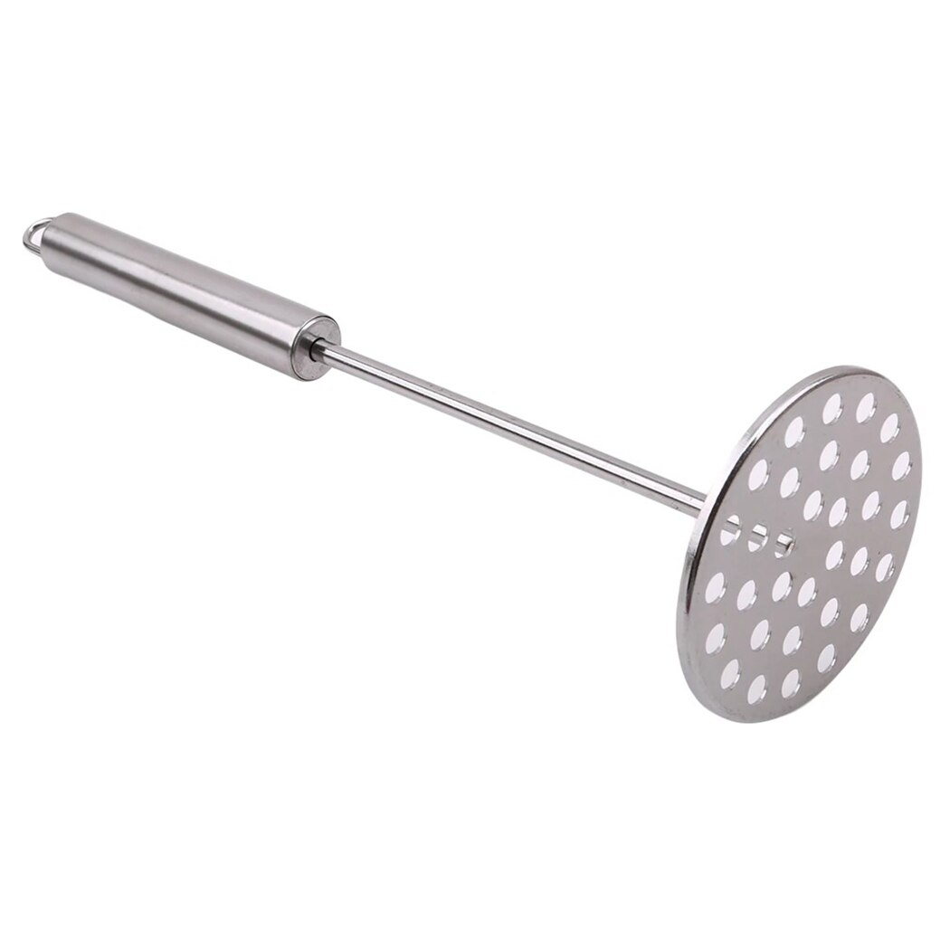 Machacador de patatas de acero inoxidable, machacador de comida cocida, prensa de arroz, herramienta para machacar frutas y verduras, utensilios de cocina, accesorios de cocina