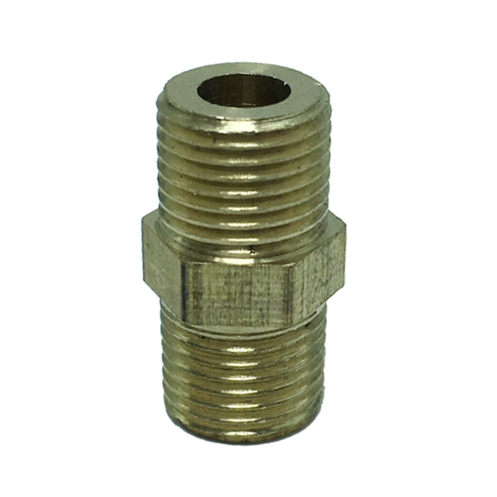 DN6 Male To DN6 Male Thicken Brass Connector Fitting Bushing