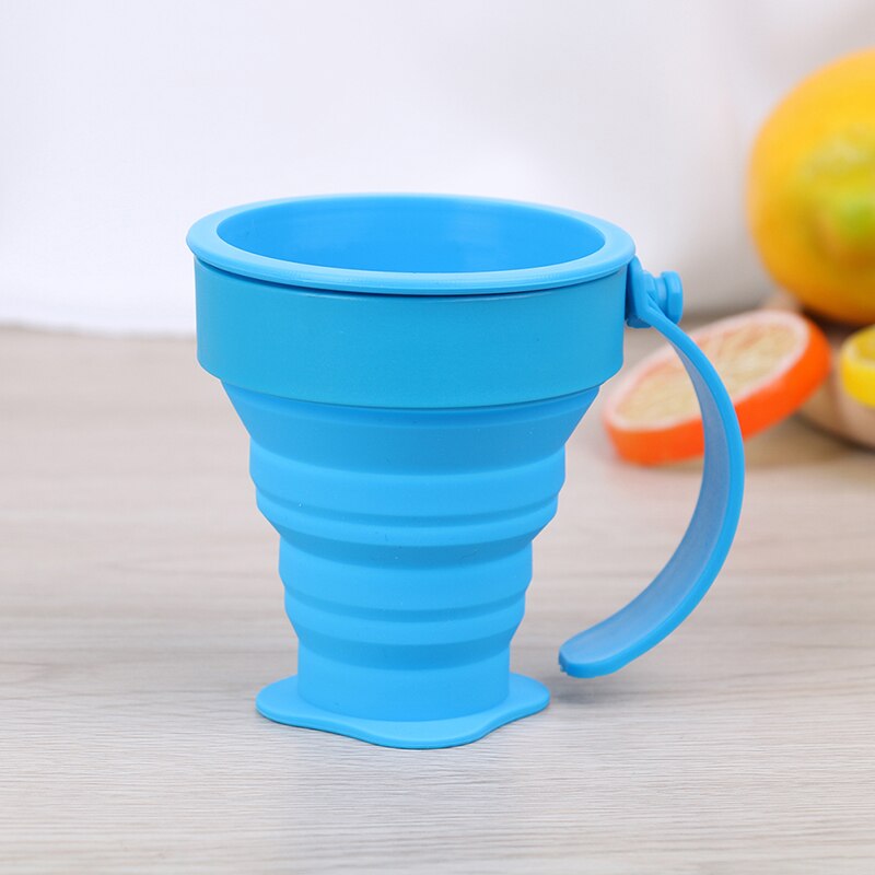 Portable Silicone Folding Cup Collapsible Foldable Outdoor Telescopic Drink Ware Travel Retractable Camping Water Cup