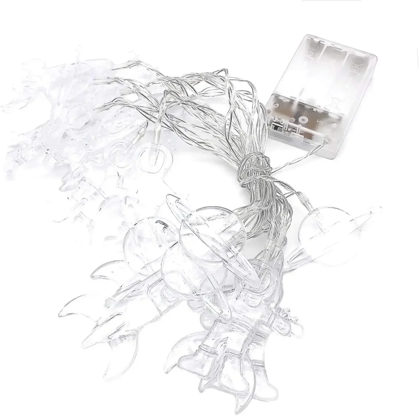 10leds astronaute fusée planète fée guirlande lumineuse alimenté par batterie LED galaxie chaîne lumière pour enfants décor de fête de noël