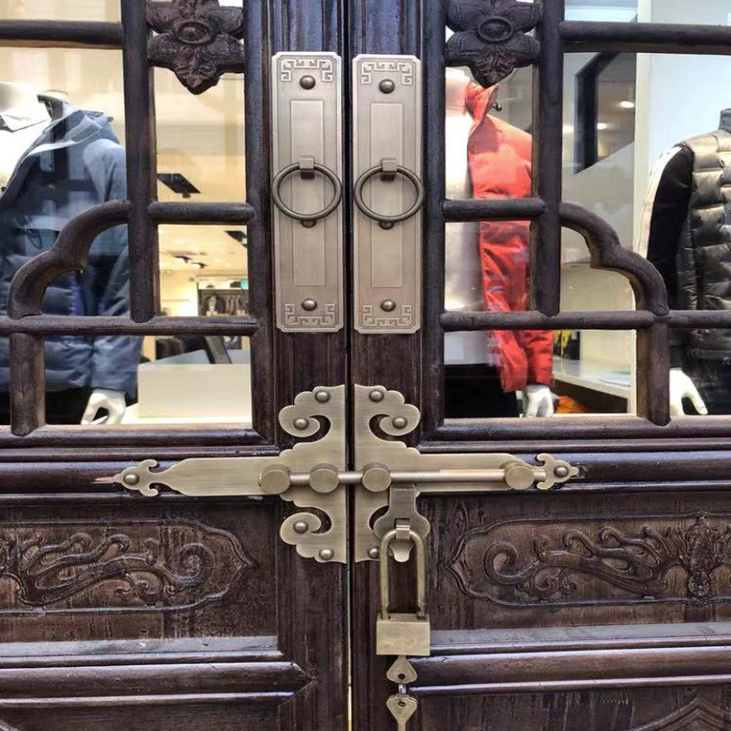 Solid Brass Padlock Multifunctional Door Lock Safety Waterproof Antirust Never Rust Security Outdoor Pure Copper Lock