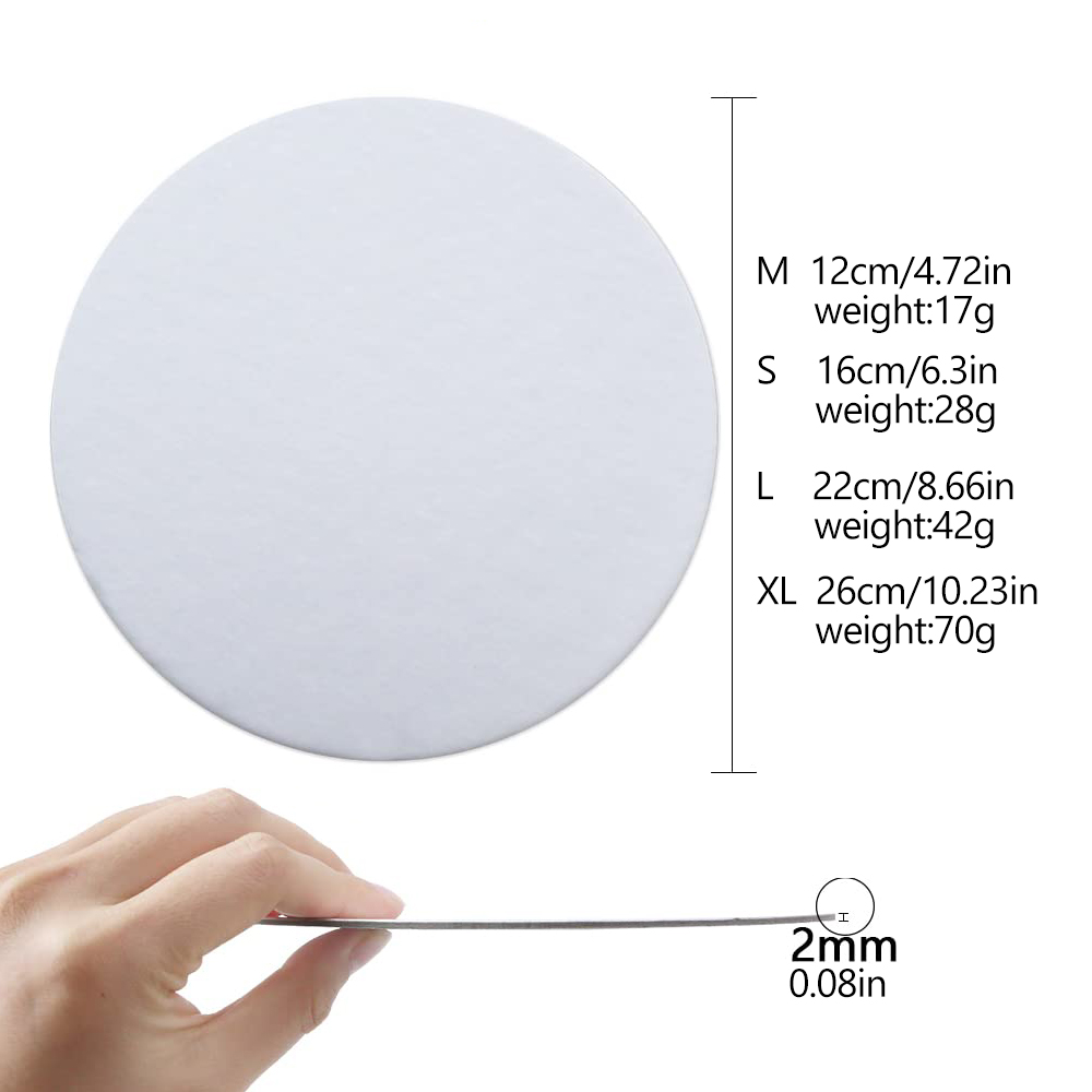 3 unids/set tablero redondo para pastel círculo Base de cartón diámetro 12,16,22,26cm perfecto para decorar magdalenas bandeja de postre herramientas