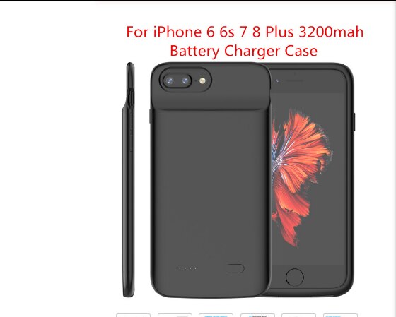Battery Charger Case 5000mAh For iPhone 11 11 Pro 11 Pro Max Case For iPhone Xr X Xs Max 6 6s 7 8 Plus Power Bank Battery Case: Khaki