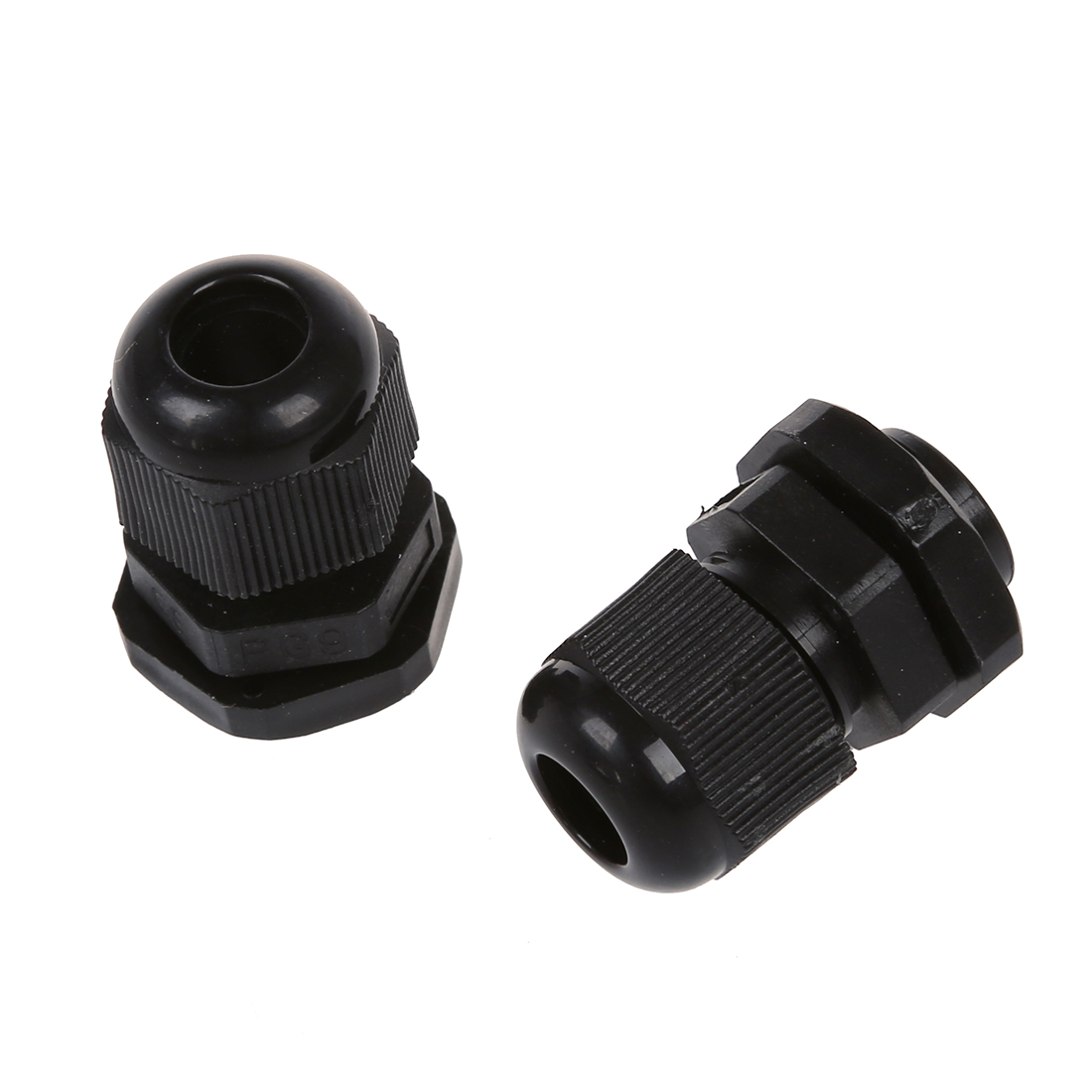 10 Pcs PG9 Black Waterproof Cable Gland Connectors