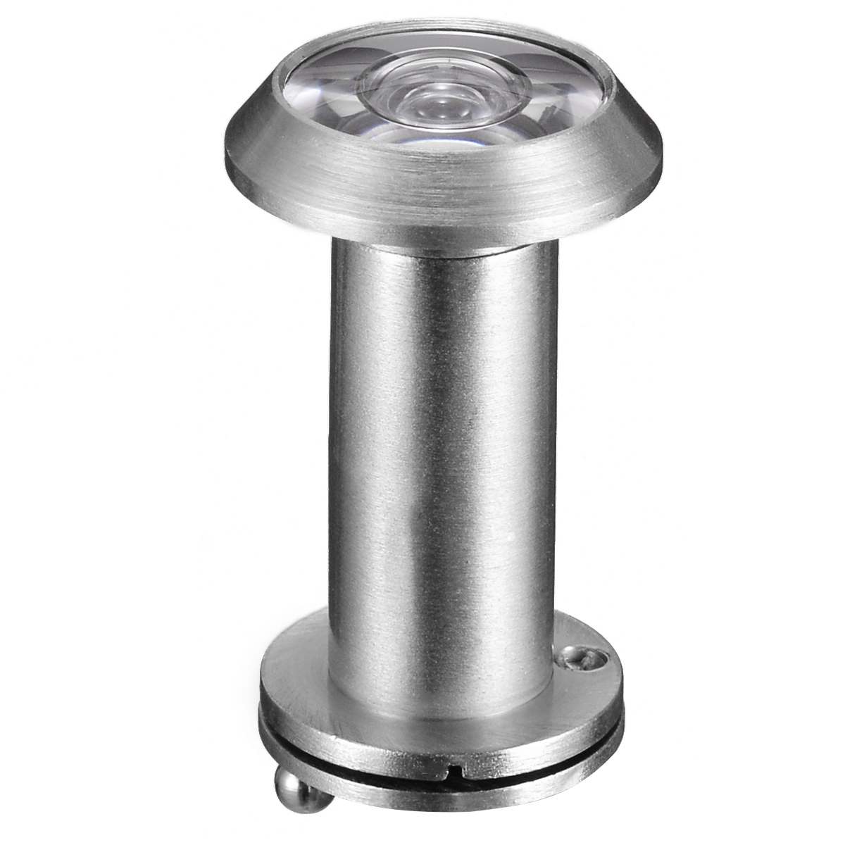 Universele Deur Eye Viewer Verborgen Pinhole 200 Graden Verstelbare Glazen Lens Kijkgaatje Security Deur Hardware: Bright Chrome
