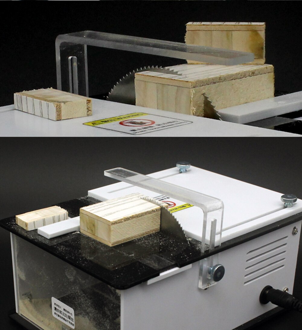 mini table saw DIY woodworking electric saw precision model sawing multifunctional small cutting machine