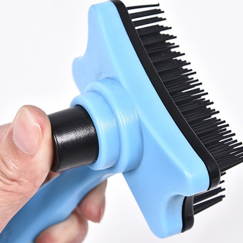 Cepillos de pelo desmontable para mascotas, cepillo de pelo medio corto para perros, Accesorios de belleza, peine para gatos, herramienta de aseo