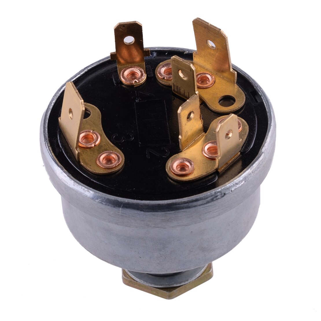 Interrupteur d'allumage de tracteur à 4 positions, en métal Durable avec 2 clés, Kit d'accessoires adaptés à Lucas 35670 128SA &amp; Durite 0-2500-06