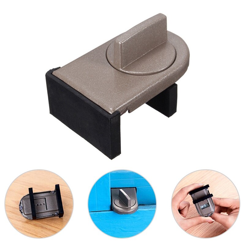Window Security Sash Lock Sliding Security Limiter Lock Stop Door Restrictor Child Safety Anti-Theft Locks Home Hardware