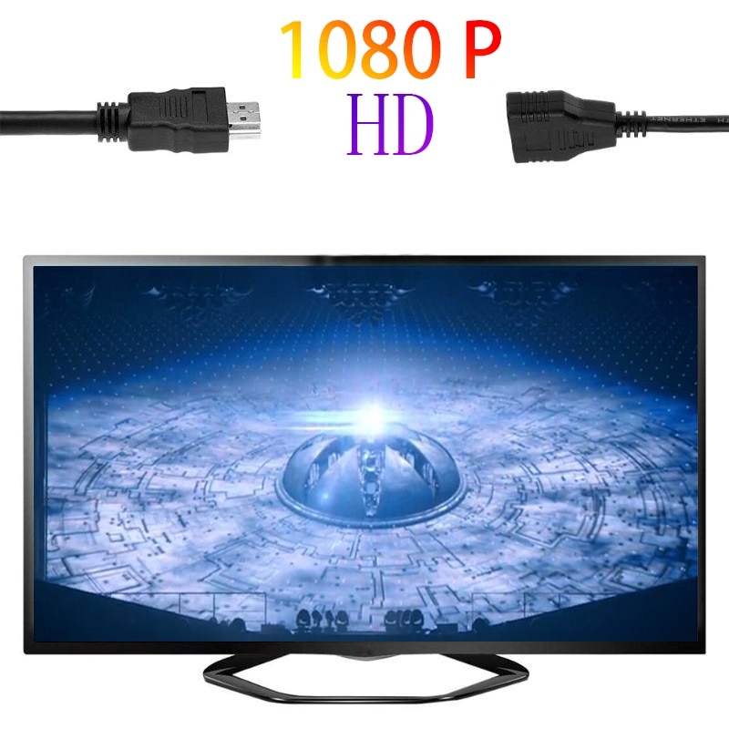 DZLST HDMI Splitter 1 in 2 Out HDMI Male to HDMI Female Adapter Converter Video Cable 1080P 2 Port HDMI Switch for PC Display