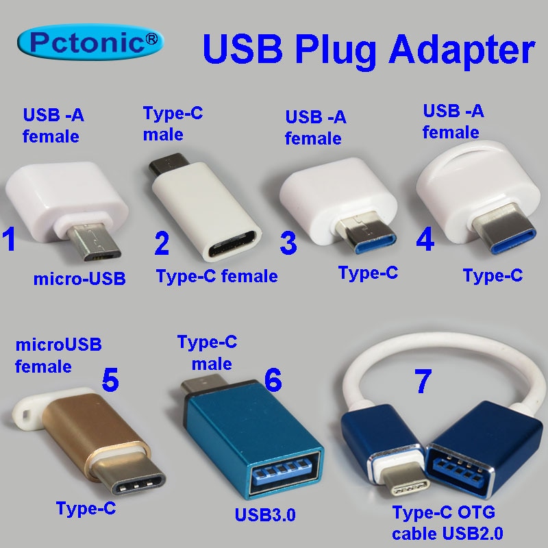 Adaptador USB OTG tipo C A micro-usb tipo A, convertidor hembra A macho, cable USB de teléfono para unidad de almacenamiento huawei